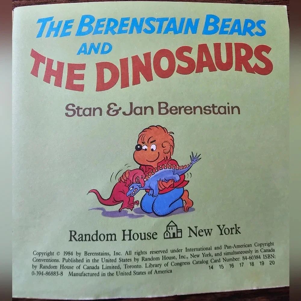 Berenstain bears 1984 berenstain